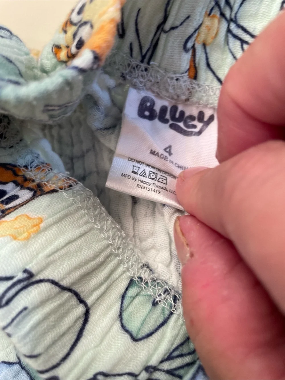 Lot of 2 Boys Short Sleeve Shirts & Shorts Sets Sz 4: Bluey And Caribbean Joe
